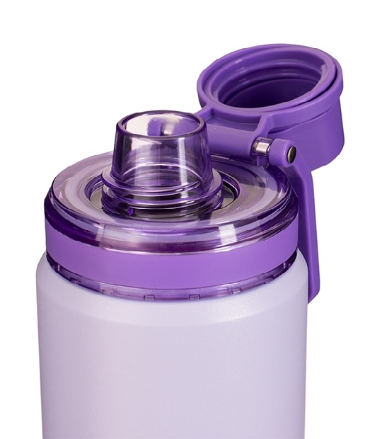 Garrafa t�rmica inox 400ml personalizada para brindes em Belo Horizonte com base antiderrapante.